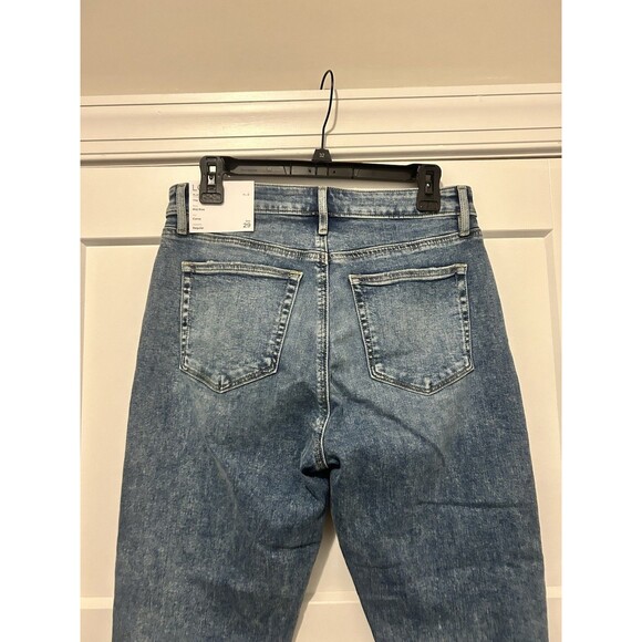 New LOFT Jeans Size 8 Womens Blue Stretch Jeans Ladies Mid Rise Curvy Skinny - Picture 8 of 9